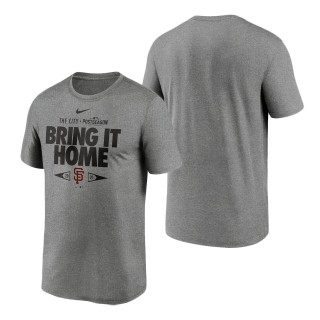 San Francisco Giants Nike Gray 2021 Postseason Proving Grounds T-Shirt