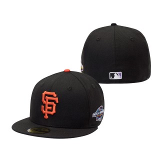 Giants Side Patch 2002 World Series 59FIFTY Fitted Hat Black