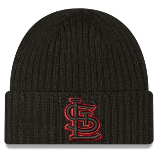 St. Louis Cardinals Core Classic Cuffed Knit Hat Black