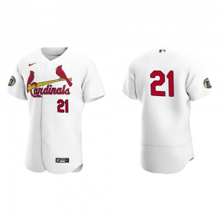 St. Louis Cardinals White Home Authentic Roberto Clemente Jersey