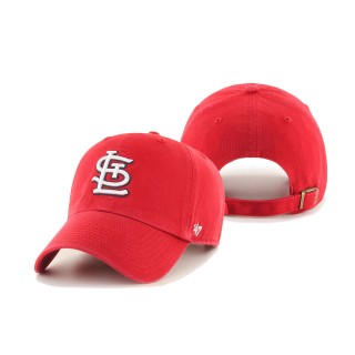 Cardinals Youth Team Logo Clean Up Adjustable Hat Red