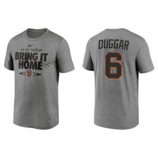 Steven Duggar San Francisco Giants Gray 2021 Postseason Proving Grounds T-Shirt