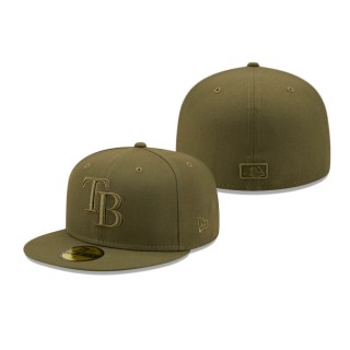 Tampa Bay Rays Color Pack 59FIFTY Fitted Hat Olive