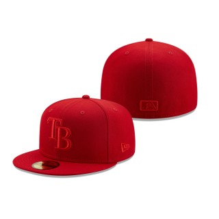 Tampa Bay Rays Color Pack 59FIFTY Fitted Hat Scarlet