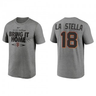 Tommy La Stella San Francisco Giants Gray 2021 Postseason Proving Grounds T-Shirt