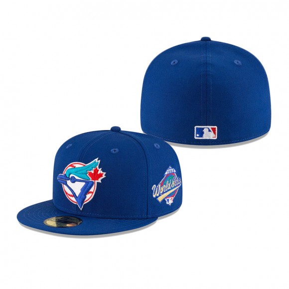Toronto Blue Jays Side Patch 1993 World Series 59FIFTY Fitted Hat Royal