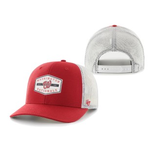 Washington Nationals Convoy Trucker Snapback Hat Red