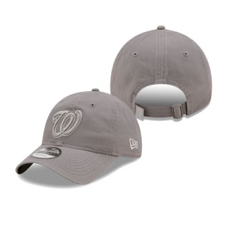 Washington Nationals Misty Morning Core Classic 9TWENTY Adjustable Hat Gray