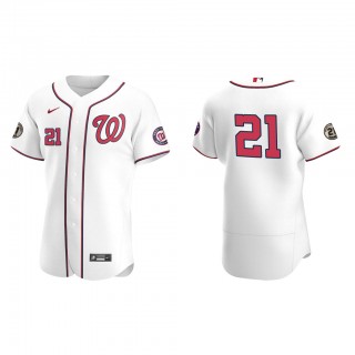 Washington Nationals White Home Authentic Roberto Clemente Jersey