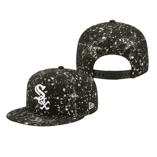 Chicago White Sox Splatter 9FIFTY Snapback Hat Black