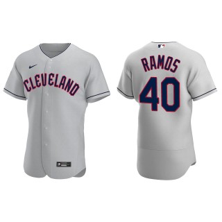 Wilson Ramos Cleveland Guardians Authentic Gray Jersey