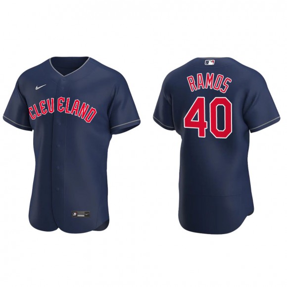 Wilson Ramos Cleveland Guardians Authentic Alternate Navy Jersey