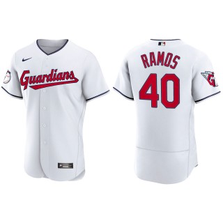 Wilson Ramos Cleveland Guardians Authentic White Jersey