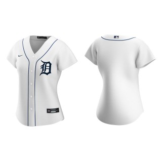 Women's Detroit Tigers White Replica Home Jersey