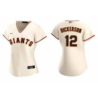 Women's San Francisco Giants Alex Dickerson Cream Replica Home Jersey