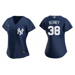 Women's New York Yankees Andrew Heaney Navy Replica Alternate Jersey