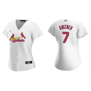 Women's St. Louis Cardinals Andrew Knizner White Replica Home Jersey