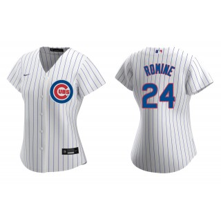 Women's Chicago Cubs Andrew Romine White Replica Home Jersey