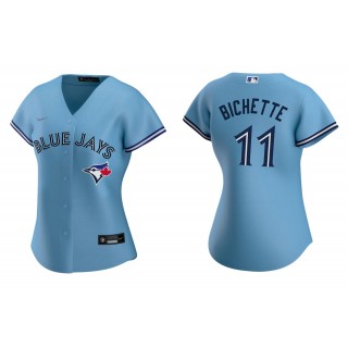 Women's Toronto Blue Jays Bo Bichette Powder Blue Replica Alternate Jersey