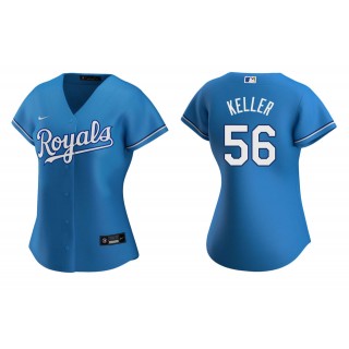 Women's Kansas City Royals Brad Keller Light Blue Replica Alternate Jersey