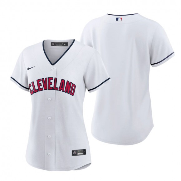 Women's Cleveland Indians White Alternate Replica Jersey