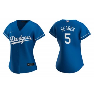 Women's Los Angeles Dodgers Corey Seager Royal Replica Alternate Jersey