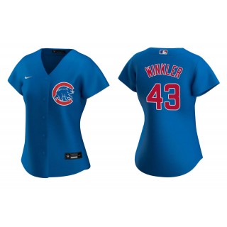 Women's Chicago Cubs Dan Winkler Royal Replica Alternate Jersey