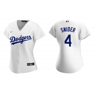 Women's Los Angeles Dodgers Duke Snider White Replica Home Jersey