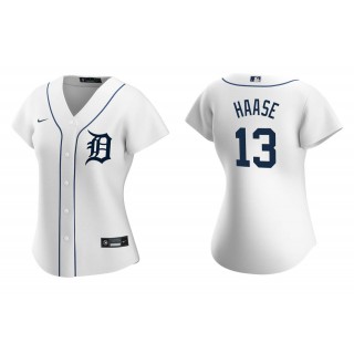 Women's Detroit Tigers Eric Haase White Replica Home Jersey