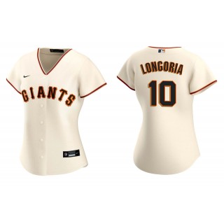 Women's San Francisco Giants Evan Longoria Cream Replica Home Jersey