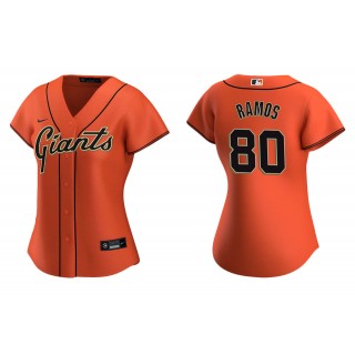 Women's San Francisco Giants Heliot Ramos Orange Replica Alternate Jersey