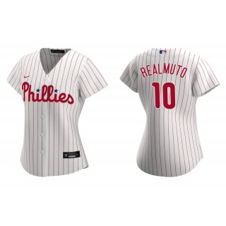 Women's Philadelphia Phillies J.T. Realmuto White Replica Home Jersey