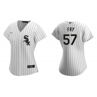 Women's Chicago White Sox Jace Fry White Replica Home Jersey