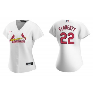 Women's St. Louis Cardinals Jack Flaherty White Replica Home Jersey