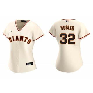 Women's San Francisco Giants Jason Vosler Cream Replica Home Jersey