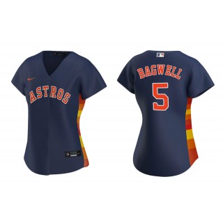 Women's Houston Astros Jeff Bagwell Navy Replica Alternate Jersey