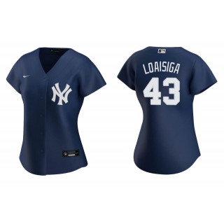 Women's New York Yankees Jonathan Loaisiga Navy Replica Alternate Jersey