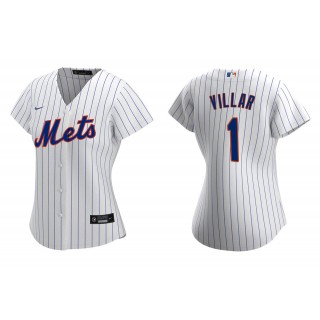 Women's New York Mets Jonathan Villar White Replica Home Jersey