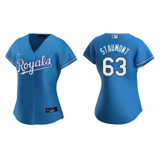Women's Kansas City Royals Josh Staumont Light Blue Replica Alternate Jersey