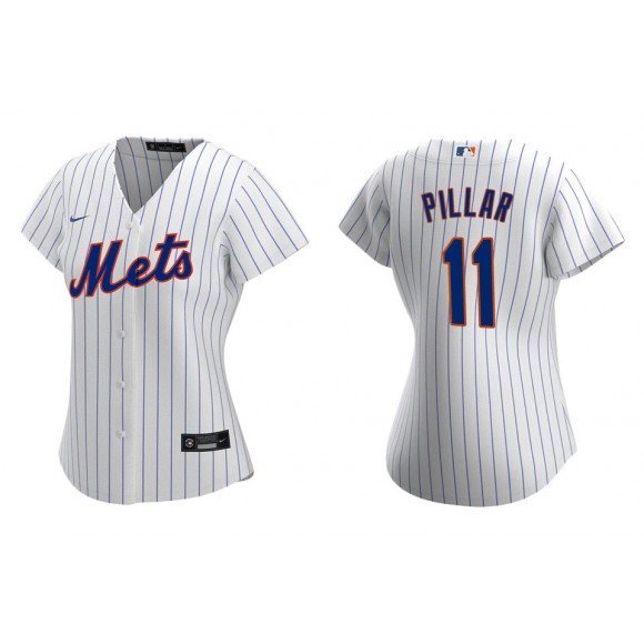 Women's New York Mets Kevin Pillar White Replica Home Jersey