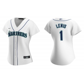 Women's Seattle Mariners Kyle Lewis White Replica Home Jersey