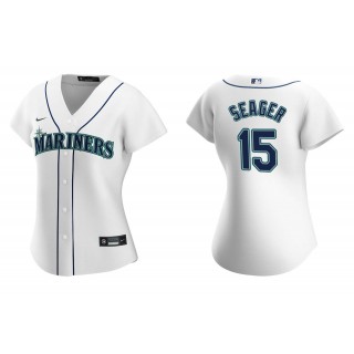 Women's Seattle Mariners Kyle Seager White Replica Home Jersey