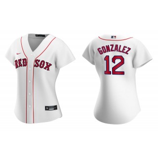 Women's Boston Red Sox Marwin Gonzalez White Replica Home Jersey