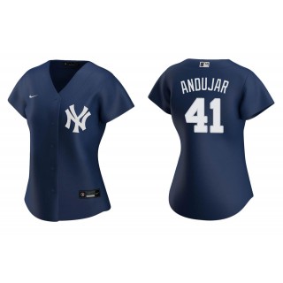 Women's New York Yankees Miguel Andujar Navy Replica Alternate Jersey