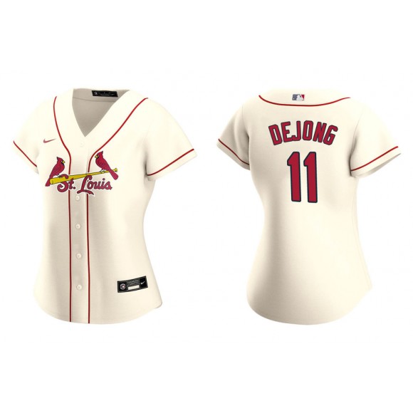 Women's St. Louis Cardinals Paul DeJong Cream Replica Alternate Jersey