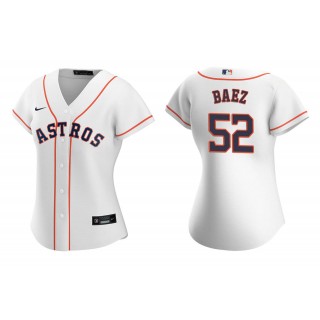 Women's Houston Astros Pedro Baez White Replica Home Jersey