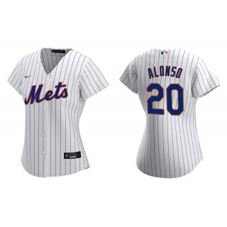 Women's New York Mets Pete Alonso White Replica Home Jersey