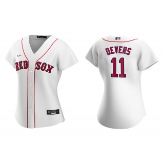 Women's Boston Red Sox Rafael Devers White Replica Home Jersey