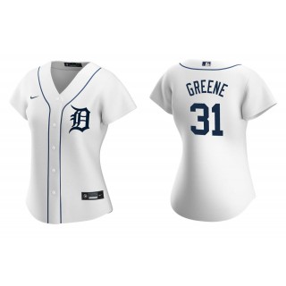 Women's Detroit Tigers Riley Greene White Replica Home Jersey