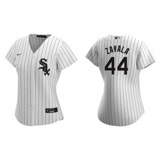 Women's Chicago White Sox Seby Zavala White Replica Home Jersey